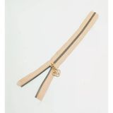 Çanta Aksesuar Başlıklı Fermuar 30 Cm Light Gold Metal Somon