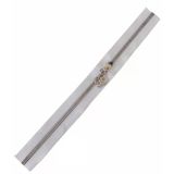 Çanta Aksesuar Başlıklı Fermuar 40 Cm Gümüş Metal Beyaz