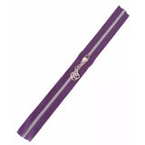 Çanta Aksesuar Başlıklı Fermuar 40 Cm Gümüş Metal Mor