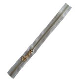 Çanta Aksesuar Başlıklı Fermuar 40 Cm Light Gold Metal Açık Gri