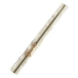 Çanta Aksesuar Başlıklı Fermuar 40 Cm Light Gold Metal Krem