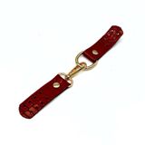 Çanta Aksesuar Gerçek Deri Kancalı Böce (Kilit) Croco Taba Renk Light Gold Metalli