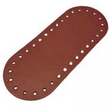 Çanta Aksesuar Gerçek Deri Taba 20X8 Cm Oval Çanta Tabanı