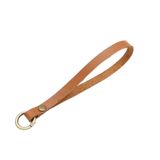 Çanta Aksesuar Gerçek Deri Taba Renk Halkalı Elcik Antik Metalli