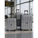 Çanta Aksesuar Mujde 3'lü Seyahat Valizi Kırılmaz Pp 2 Yıl Garantili - Gri