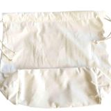 Çanta Aksesuar Örgü Çantaya Hazır Astar Tabanlı Büzgülü 22X12Cm Krem