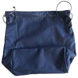 Çanta Aksesuar Örgü Çantaya Hazır Astar Tabanlı Büzgülü 22X12Cm Lacivert