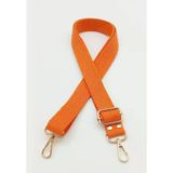Çanta Aksesuar Pamuklu Kolon 120X3 Cm Turuncu Light Gold Metalli
