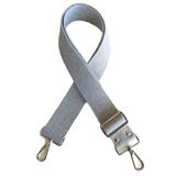 Çanta Aksesuar Pamuklu Kolon 120X4 Cm Gümüş Metal Gri Renk