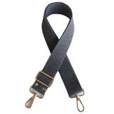 Çanta Aksesuar Pamuklu Kolon 120X4 Cm Light Gold Metal Koyu Gri