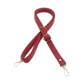 Çanta Aksesuar Süet Nubuk Bordo 140X2 Cm Çanta Sapı Sürgütlü Gümüş Metal