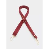 Çanta Aksesuar Süet Nubuk Bordo 140X2 Cm Çanta Sapı Sürgütlü Light Gold Metal