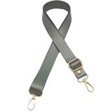 Çanta Aksesuar Suni Deri Ayarlı Çanta Sapı 120X2.4 Cm Parlak Gri Light Gold Metal