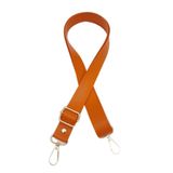 Çanta Aksesuar Suni Deri Ayarlı Çanta Sapı 120X2.4 Cm Turuncu Light Gold Metal