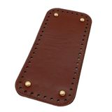 Çanta Aksesuar Suni Deri Bordo Renk 25X12 cm Dikdörtgen Çanta Tabanı (Light Gold Aparatlı)