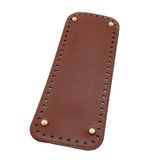 Çanta Aksesuar Suni Deri Bordo Renk 30X12 cm Dikdörtgen Çanta Tabanı (Light Gold Aparatlı)