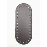 Çanta Aksesuar Suni Deri Kahverengi 20X8 cm Oval Çanta Tabanı