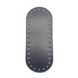 Çanta Aksesuar Suni Deri Lacivert 20X8 cm Oval Çanta Tabanı