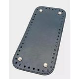 Çanta Aksesuar Suni Deri Lacivert Renk 25X12 cm Dikdörtgen Çanta Tabanı (Gümüş Aparatlı)