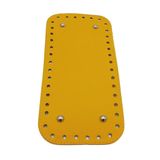 Çanta Aksesuar Suni Deri Sarı Renk 25X12 cm Dikdörtgen Çanta Tabanı