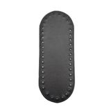 Çanta Aksesuar Suni Deri Siyah Renk 20X8 cm Oval Çanta Tabanı