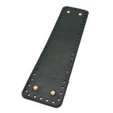 Çanta Aksesuar Suni Deri Siyah Renk 35X10 cm Dikdörtgen Çanta Tabanı (Light Gold Aparatlı)
