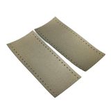 Çanta Aksesuar Suni Deri Tutma Sapı Parlak Gri Simit Sap 17x7.5 Cm