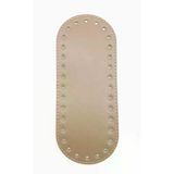 Çanta Aksesuar Suni Deri Vizon 20X8 cm Oval Çanta Tabanı