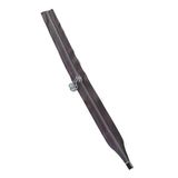 Çanta Aksesuar Tek Stoplu 45 Cm Fermuar Gümüş Metal Kahverengi Renk