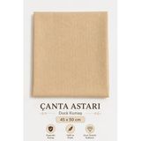 Çanta Astarı Duck Kumaş 45X50 Cm Hasır Renk Su Leke Tutmaz