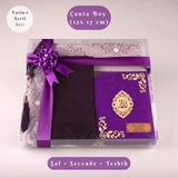 Çanta Boy Mor Yasin + Şal - Seccade - Tesbih