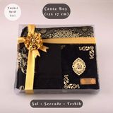 Çanta Boy Siyah Yasin + Şal - Seccade - Tesbih