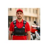 çanta burda Motosiklet Reflektörlü Yelek Ve Motosiklet Göğüs Çantası