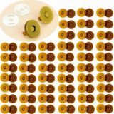 Çanta Mıknatısı 100 Set 18mm Deri El Aleti (Antik Kahve)
