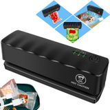 Çanta Mühürleyen - Mini Şarj Edilebilir Gıda Kapama Makinesi, 5 Ayarlanabilir Dişli Çip Çanta Yeniden Kapatıcı, 3000mAh Pil ve Vakum Mühürleyen Torbaları için 4.7 "Isıtma Şeridi Contası, Yiyecek