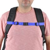 Çanta Sabitleme Ayarlı Göğüs Kemeri Çanta Askısı Sırt Çantası Bağlama Aparatı Okul Çantası Bağlama Mavi Renk Kamp Çantası Aksesıar