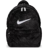 Çanta Sırt Çantası Faux Fur Backpack Sırt Çantası 11 Litre Günlük Kullanıma Uygun Peluş Sırt Çantası - Siyah - 2. Stil