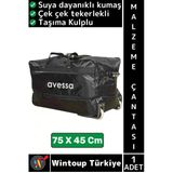 #Çanta Suya Dayanıklı Kumaş Spor Okul Futbol Antrenman Çek Çek Tekerlekli Malzeme Çantası 75 X 45 Cm