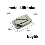 Çanta Tokası Valis Tokası Bavul Kilidi Hobi Kilit