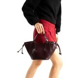 Çanta Trend *** Amora Model Bordo Kadın El ve Omuz Çantası