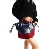 Çanta Trend *** Amora Model Lacivert Kadın El ve Omuz Çantası