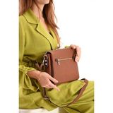 Çanta Trend Diva Delüxe Lkhakiyeşili Kadın Omuz ve Çapraz Çantası 23X27 Ebatında - 88-Taba