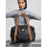 Çanta Trend Miami Polo Clup Siyah Taba Yumuşak Suni Deri Salaş Kadın El Omuz Çantası