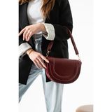 Çanta Trend *sakura Model Bordo Gold Detaylı 2 Askılı Kadın El ve Omuz Çantası
