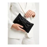 Çanta Trend Saten Kumaş Taş Detaylı Portföy Clutch Çanta