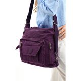 Çanta Trend Ultra Hafif Hem Sırt Hem Omuz Kadın Çantası Mor (Model: 571-5B)