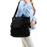 Çanta Trend Ultra Hafif Hem Sırt Hem Omuz Kadın Çantası Siyah (Model: 571-5B)