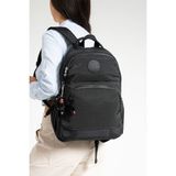 Çanta Trend Unisex Suya Dayanıklı Kumaş Çok Gözlü Laptop Bölmeli Orta Boy Siyah Seyahat Ve Okul Çantası