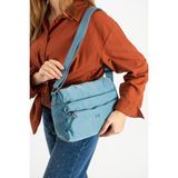 Çanta Trend Yumuşak Dokulu Ultra Hafif, Esnek ve Su Geçirmez Polyamid Kumaş Omuz Çantası Mavi Model: (571-13-14C