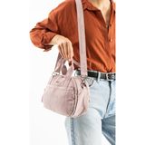 Çanta Trend Yumuşak Dokulu Ultra Hafif, Su Geçirmez Polyamid Kumaş Omuz ve Kol Çantası Pembe Model: (571-13-14H)